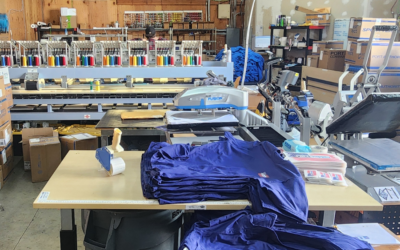 Custom Apparel for North Bay Events: Screen Printing and Embroidery Options